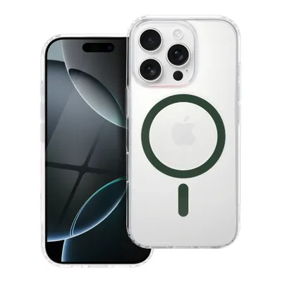 Samsung A36 Drop Globe Cover Πολύχρωμο Δακτύλιο MagSafe Συμβατό με Σκούρο Πράσινο