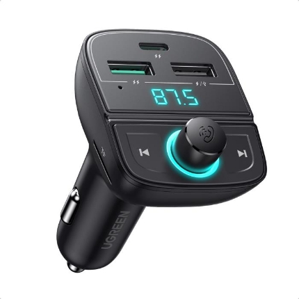 FM Transmitter με BΤ UGREEN CD229 80910 και φορτιστής αυτοκινήτου