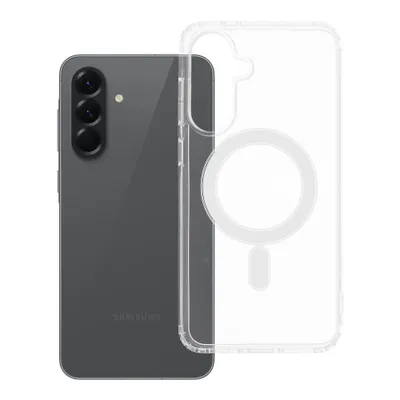 Samsung A56 Clear Mag Cover (MID) Διαφανής θήκη συμβατή με MagSafe