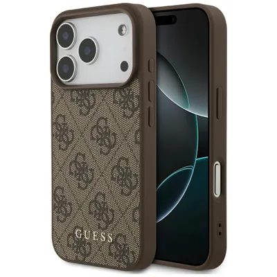GUESS case for IPHONE 17 Pro GUHCP17LG4GFBR (PU 4G Classic) brown