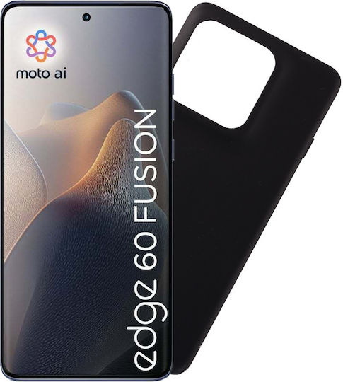VOLTE-TEL ΘΗΚΗ MOTOROLA EDGE 60 FUSION 5G 6.67" SILICON TPU CAMERA GUARD BLACK - Image 1