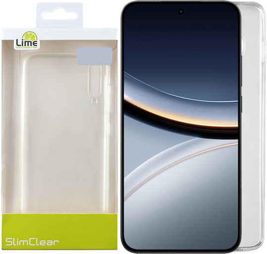 Lime Slimclear Back Cover Σιλικόνης Διάφανο (Poco F7) - Image 1