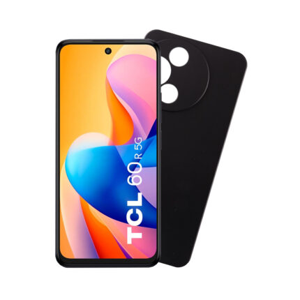 Volte-Tel Back Cover Σιλικόνης Μαύρο (TCL 60R)