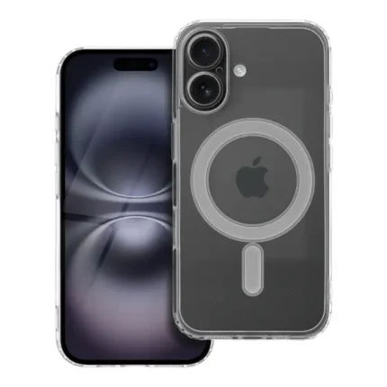 Case for iPhone 16 Clear Mag Cover (STR / CAMERA PROTECTION) compatible with MagSafe transparent