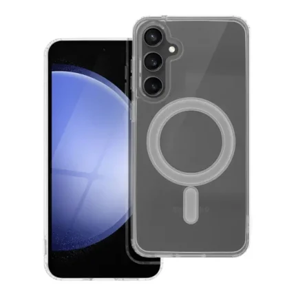 Case for Samsung S23 FE Clear Mag Cover (STR) compatible with MagSafe transparent