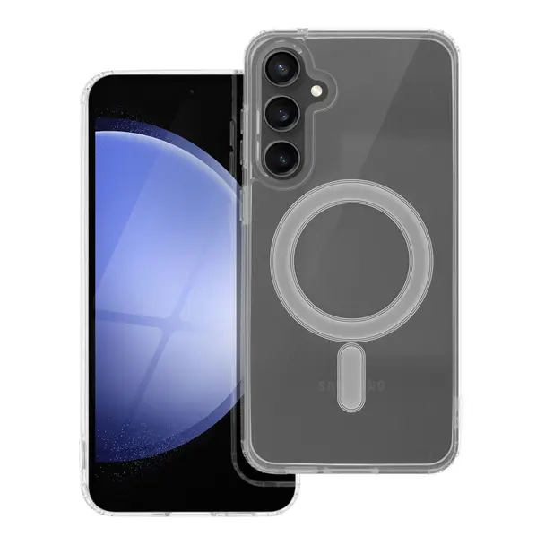 3ab09cb62853b67e6c8b7302170f841b Case for Samsung S23 FE Clear Mag Cover (STR) compatible with MagSafe transparent - Image 1