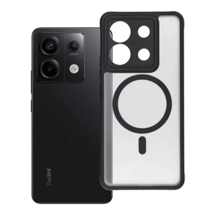 Case for Xiaomi Redmi Note 13 PRO 5G Full Matte Mag Cover compatible with MagSafe black
