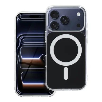 Case for iPhone 16 Clear Fusion Mag Cover compatible with MagSafe black