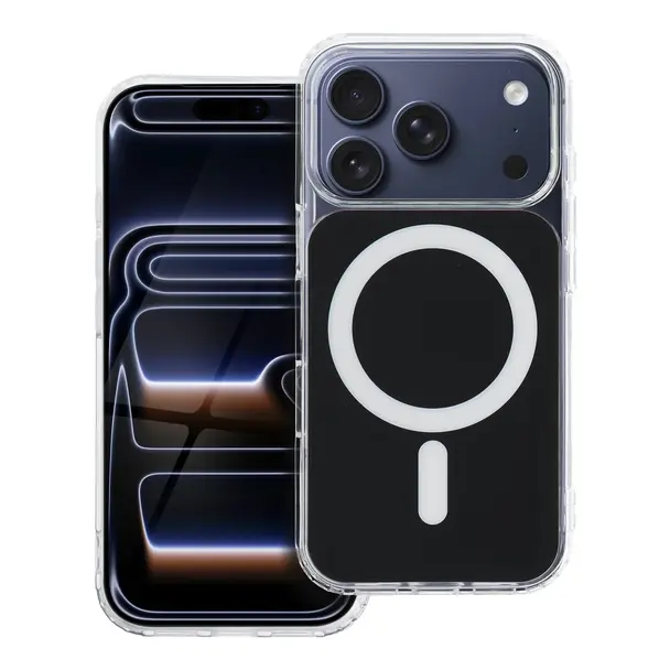3a8dc091318527239838d3b4d2421d62 Case for iPhone 16 Clear Fusion Mag Cover compatible with MagSafe black - Image 1