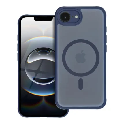 Case for iPhone 16 PRO Full Matte Mag Cover compatible with MagSafe blue