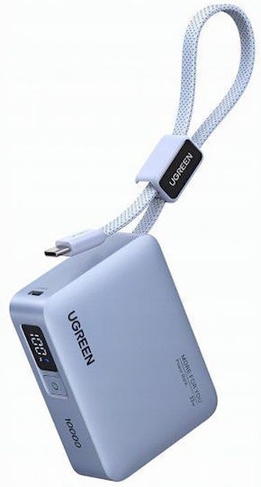 Power Bank 10000mAh 33W UGREEN PB584 75173B 2 Θέσεων, με καλώδιο USB-C