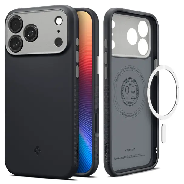 12ce33c0982d4ad00c51fd7844f882da Spigen Nano Pop Magsafe Back Cover Σιλικόνης Black Sesame (iPhone 18 Pro Max / 17 Pro Max) - Image 1